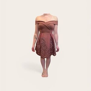 Elegant Off-Shoulder Chelsea Dress